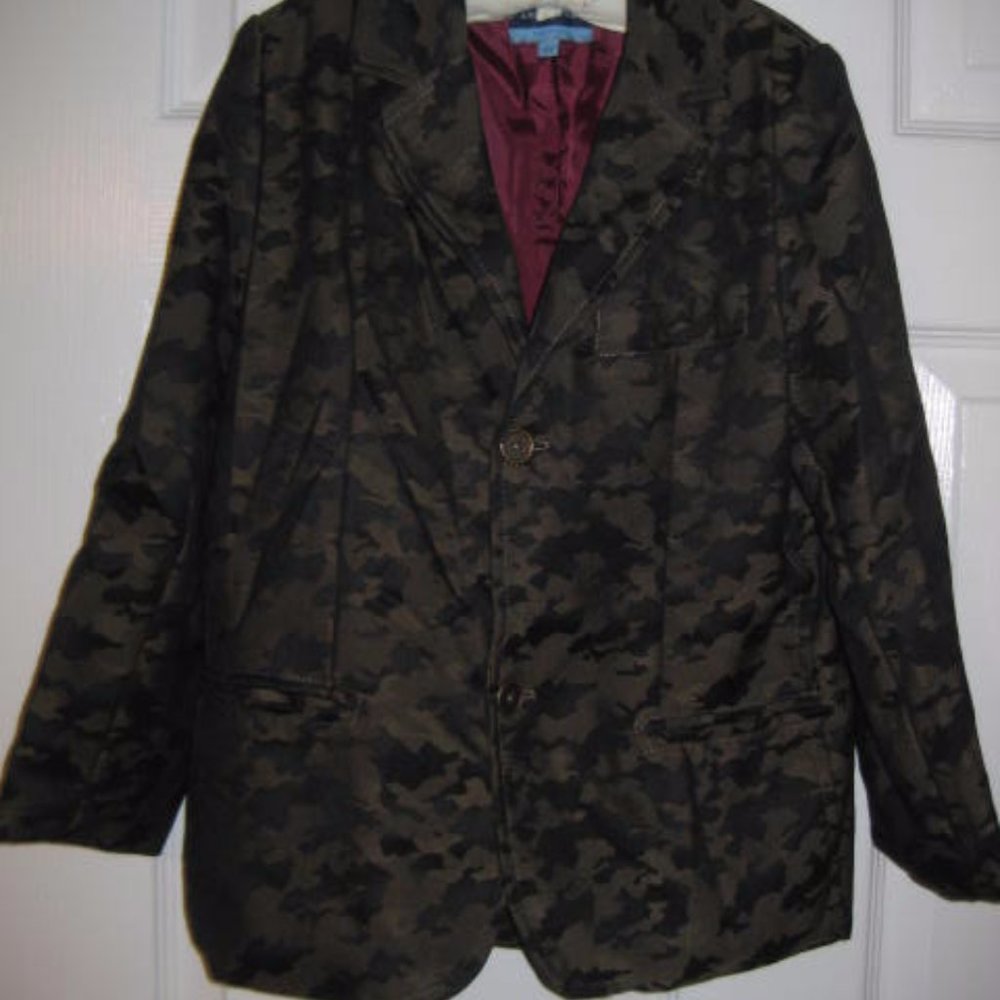 Boys Camo Sport Coat